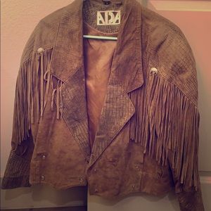 Vintage 80’s Fringe Leather Jacket